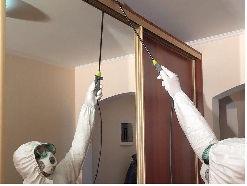 ФОТО Обработка от моли в рабочем поселке Московской области Ржавки