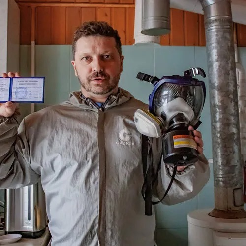 ФОТО Удаление плесени в рабочем поселке Московской области Ржавки